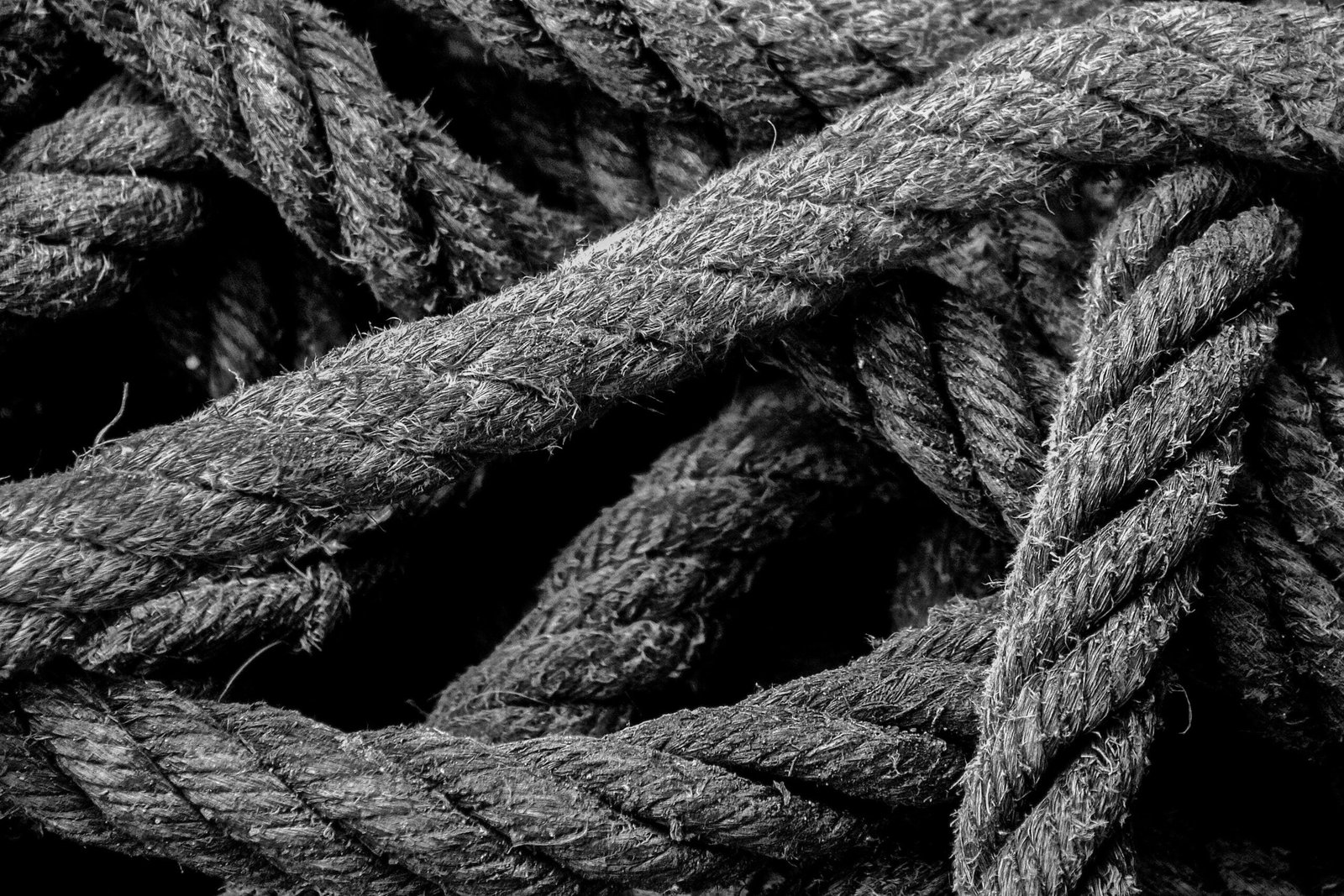 black rope