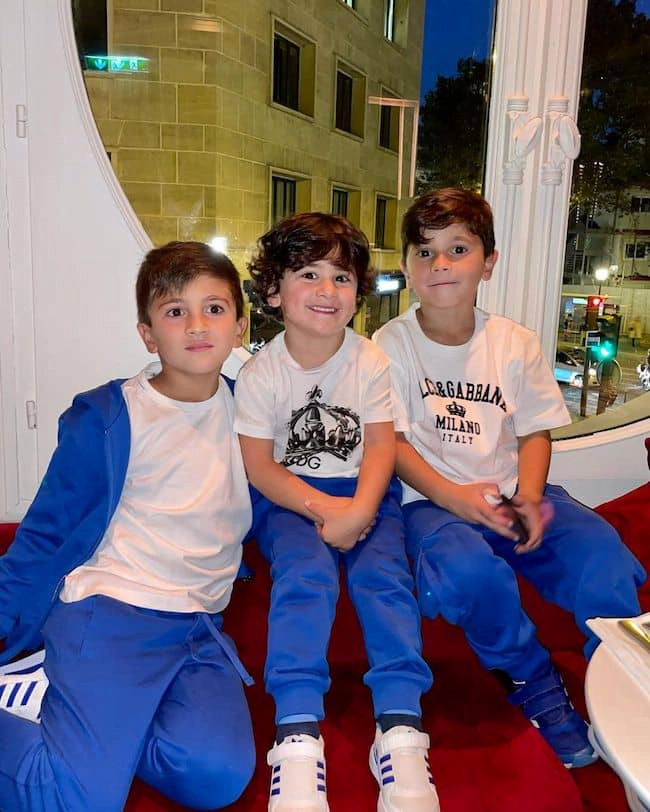 Ciro Messi Roccuzzo’s picture with his brothers