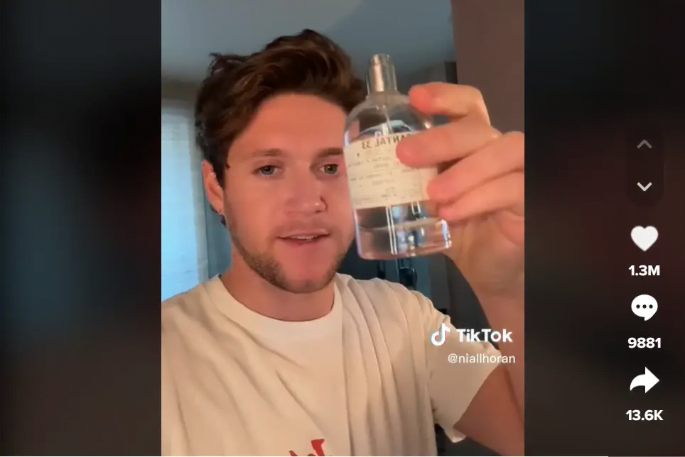 Niall revealed on his TikTok, his fragrance secret: Le Labo Santal 33.
