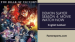 Where to watch Demon Slayer Season 4 online