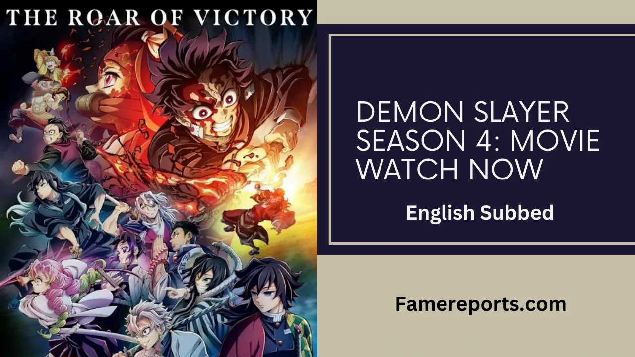 Where to watch Demon Slayer Season 4 online