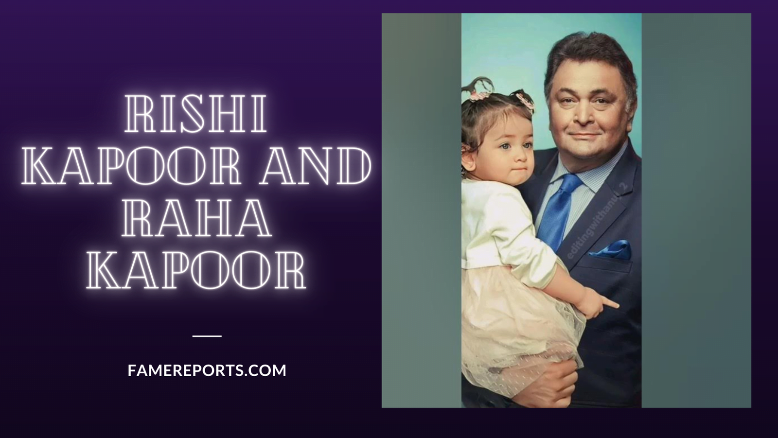 Edited pictures of Rishi Kapoor holding granddaughter Raha goes viral 2024