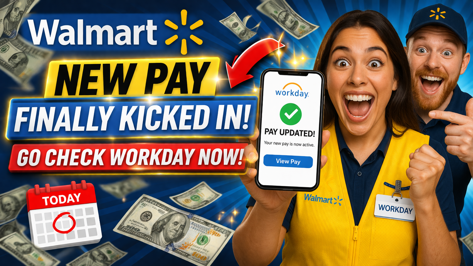 Walmart's New Pay Finally Kicked In — Go Check Workday Right Now